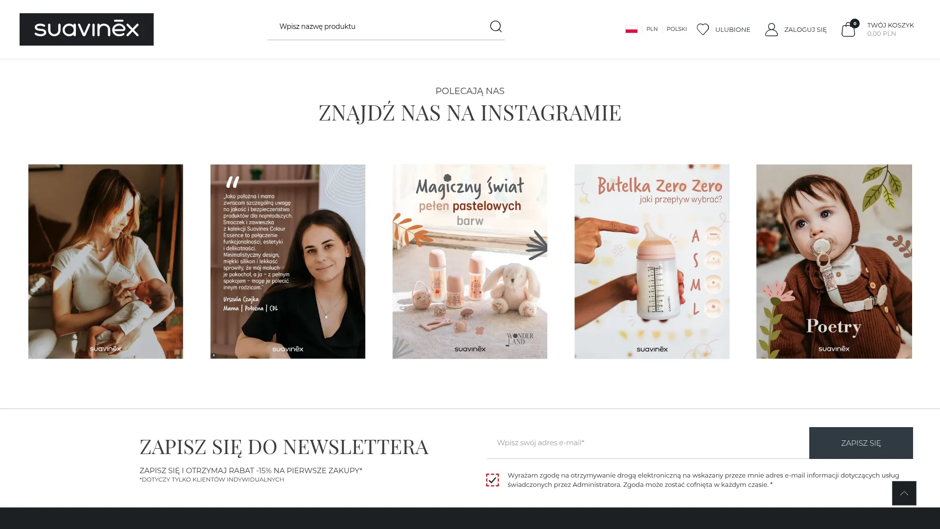 Zrzut ekranu strony firmy